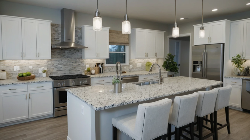 Dallas White Granite Countertops